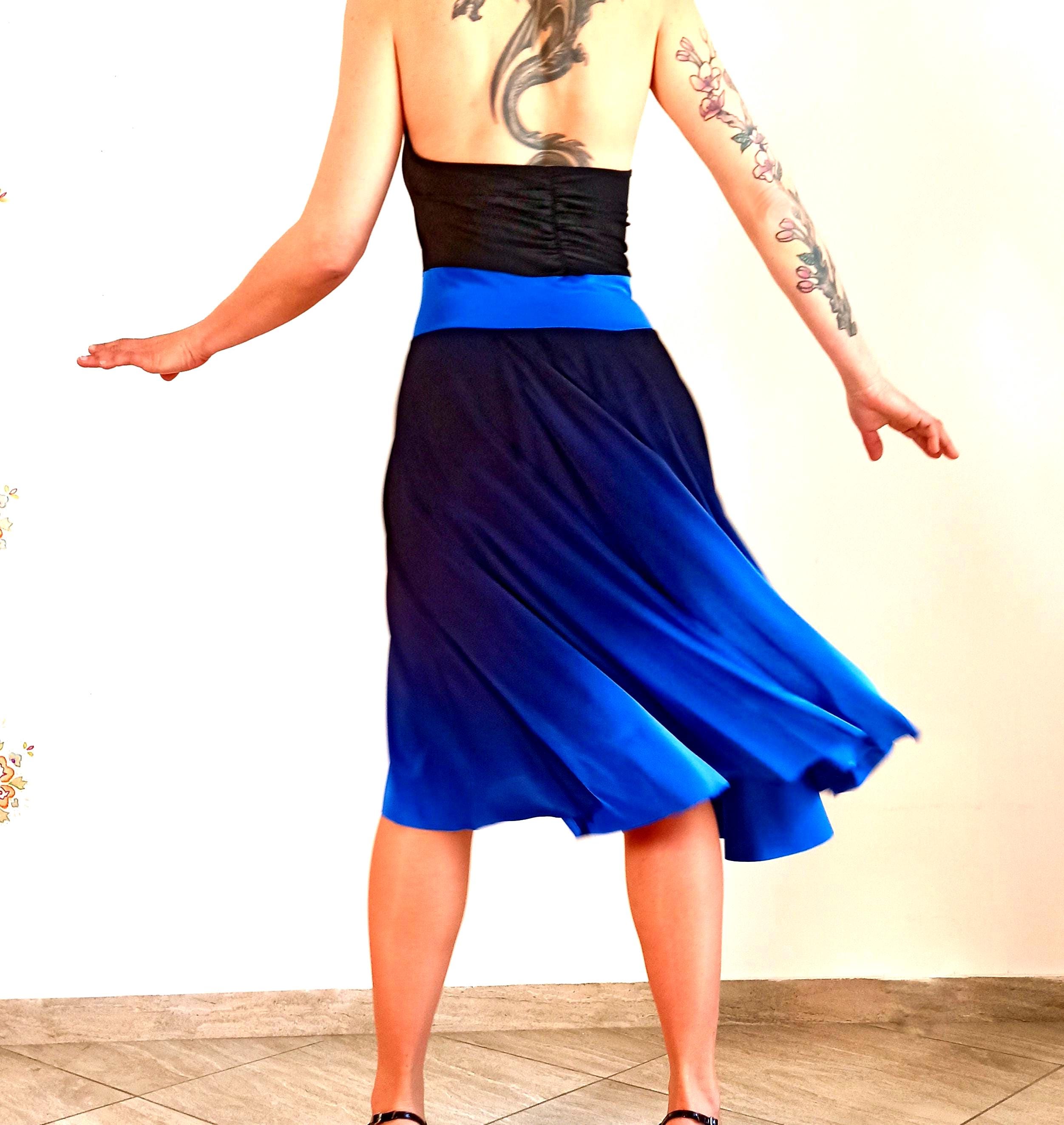 タンゴドレス　ストラップレス マルチカラータイトスカート タンゴドレス ストラップレス マルチカラータイトスカート Tango dress