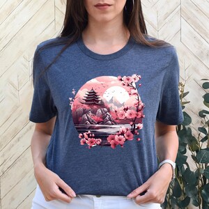 Comfort Colors Cherry Blossom Shirt, Japanese Cherry Blossoms Tee, Flower Nature Shirt, Spring Flowers Shirt, Sakura T-Shirt, Floral T-Shirt image 5