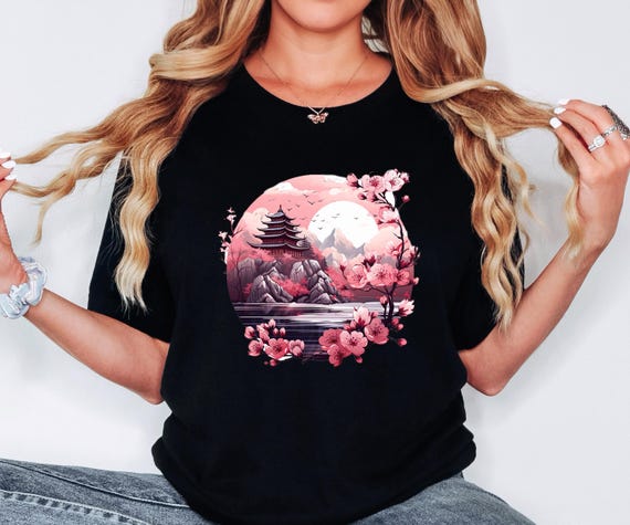 Comfort Colors Cherry Blossom Shirt, Japanese Cherry Blossoms Tee, Flower Nature Shirt, Spring Flowers Shirt, Sakura T-Shirt, Floral T-Shirt