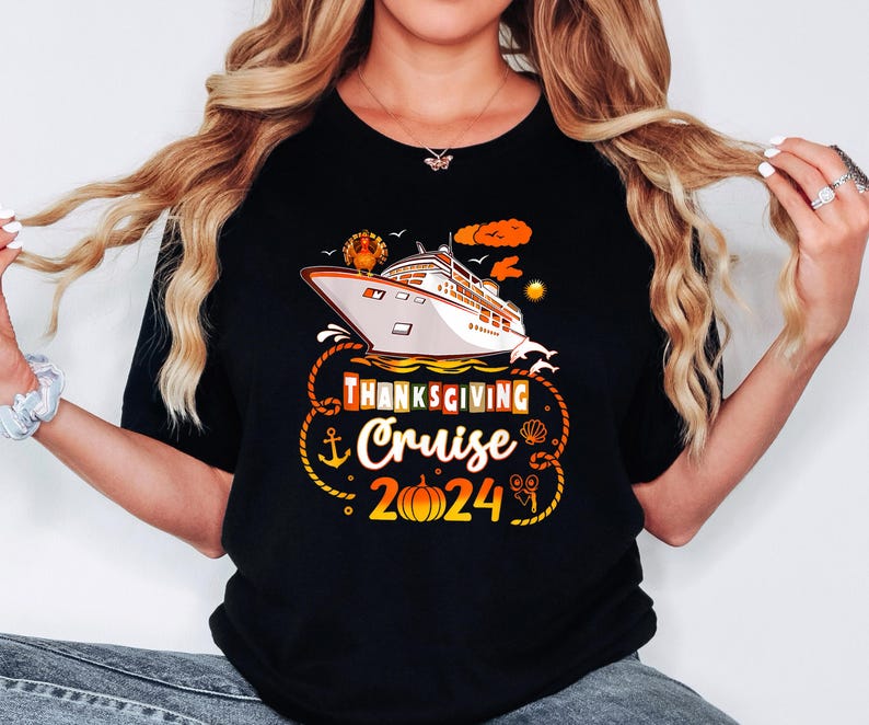 Family Thanksgiving Cruise 2024 Shirt, Comfort Colors Family