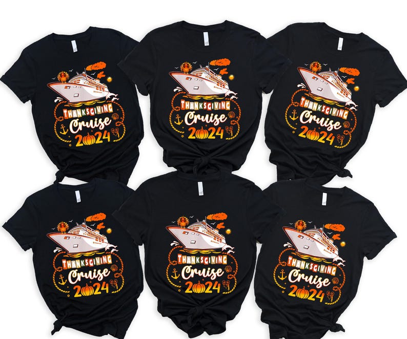 Family Thanksgiving Cruise 2024 Shirt, Comfort Colors Family