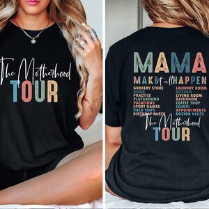 Comfort Colors The Motherhood Tour Shirt, Mom Tour Shirt, Motherhood Shirt, Mothers Day Gift, Sarcastic Mom Shirt, Mom Life Shirt, Mom Gift