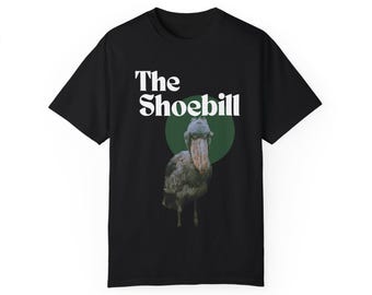Shoebill: Short-Sleeve Unisex T-Shirt, Comfort Colors® Birds Shirt, Bird Lover Shirt, Free Bird Shirt