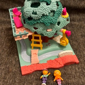 Vintage Polly Pocket Treehouse - Bluebird Toys 1994 - 100% Complete