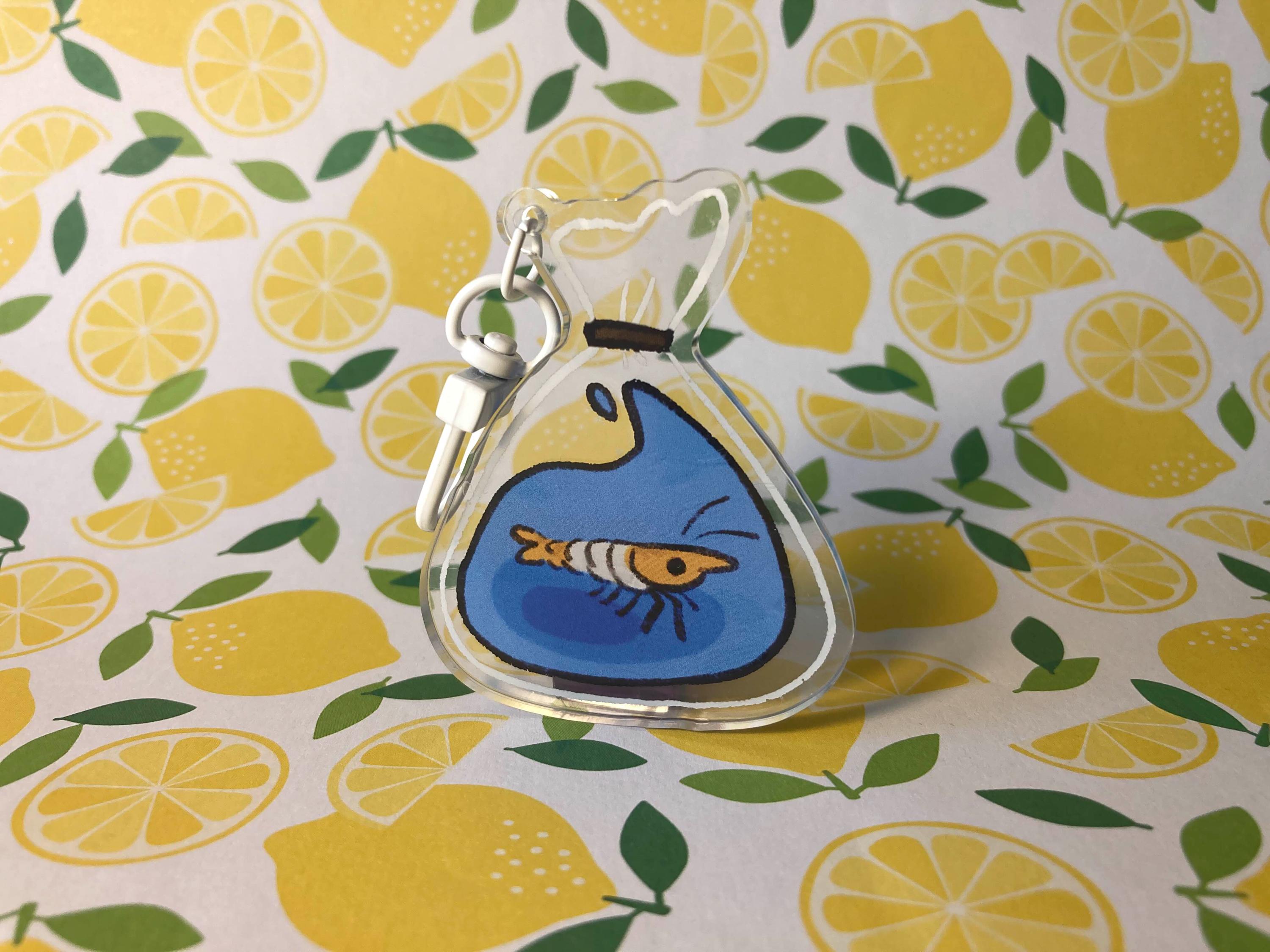Bagged Shrimp Keychain - Etsy
