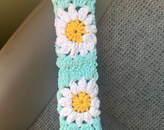 Crochet seat belt covers