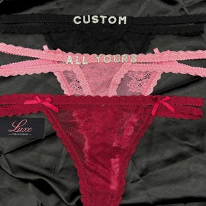 Boyfriend Gift, Custom Name Thong G-strings,  Custom Thong, Couple Gift, Gift For Husband, Personalised Thong With Any Name