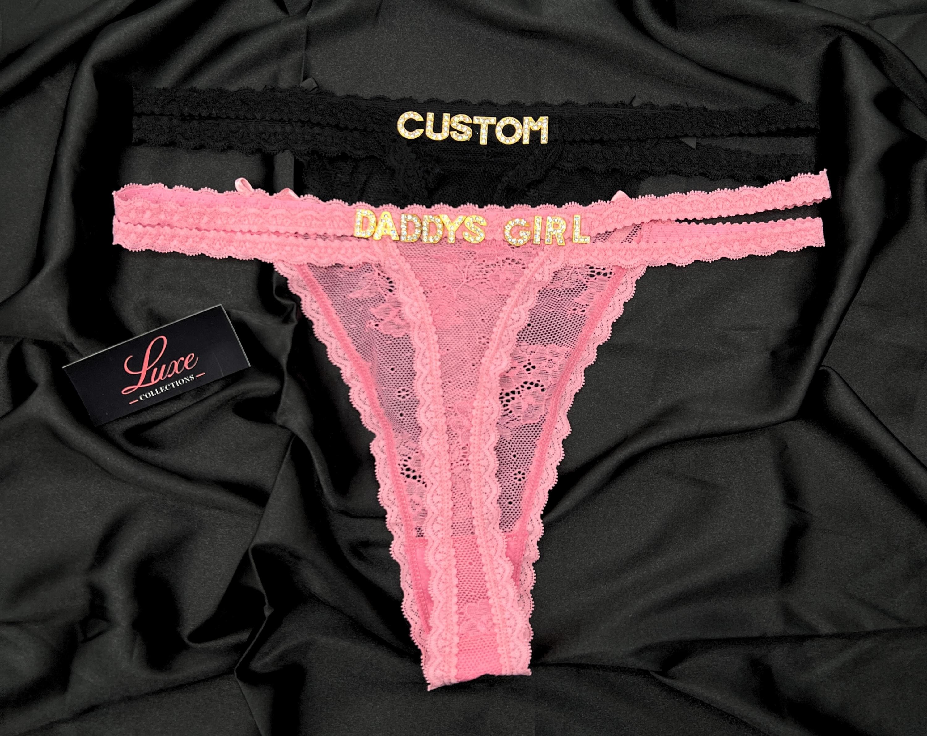 Custom Name Thong, Personalised Name Thong, Name Thong, Valentine's Gift For Him, Valentine's Gift For Boyfriend, Valentine's Gift For Her