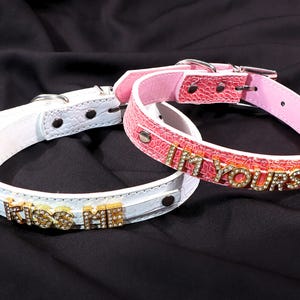 Personalised Letters Choker Collar Necklace, Rhinestone Choker Collar Necklace, Women Cosplay Choker Collar Jewellery