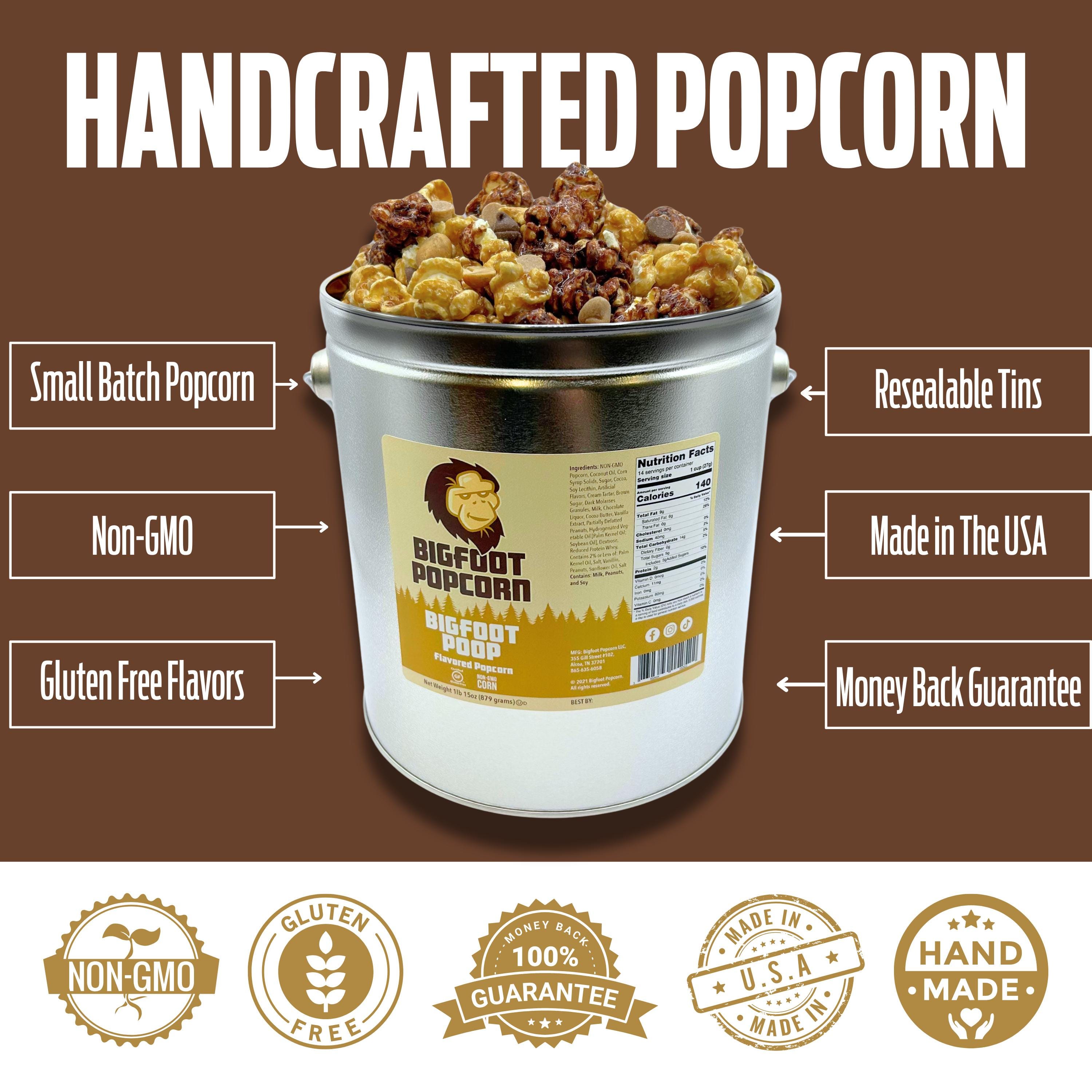 Garlic Parmesan Gourmet Popcorn Unique Flavors Savory Gluten Free ...