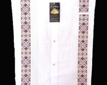 Äkta guayabera från Yucatan, tillverkad i Mexiko storlek XXXL (3XL)