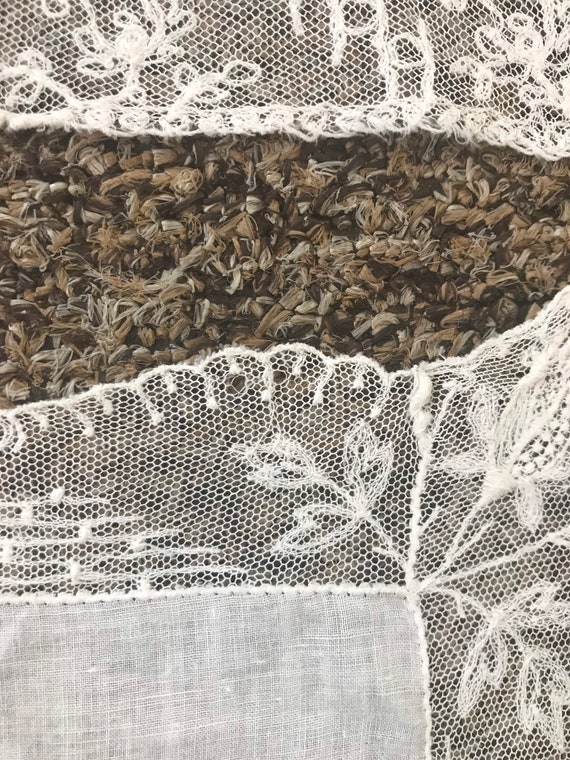 Set of 3 Edwardian Lace Handkerchiefs - Steampunk… - image 3
