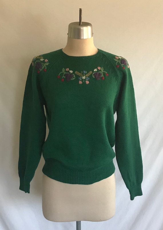 1980s SUSAN BRISTOL Colana Hand Embroidered Boho W