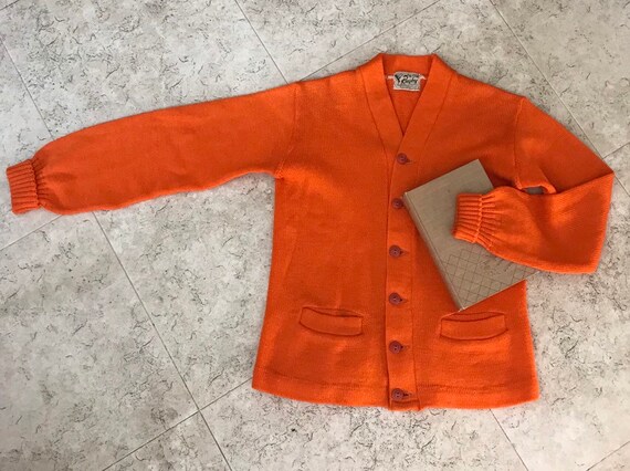 1940s Rugby Brand Wool Sports Cardigan Letter Swea