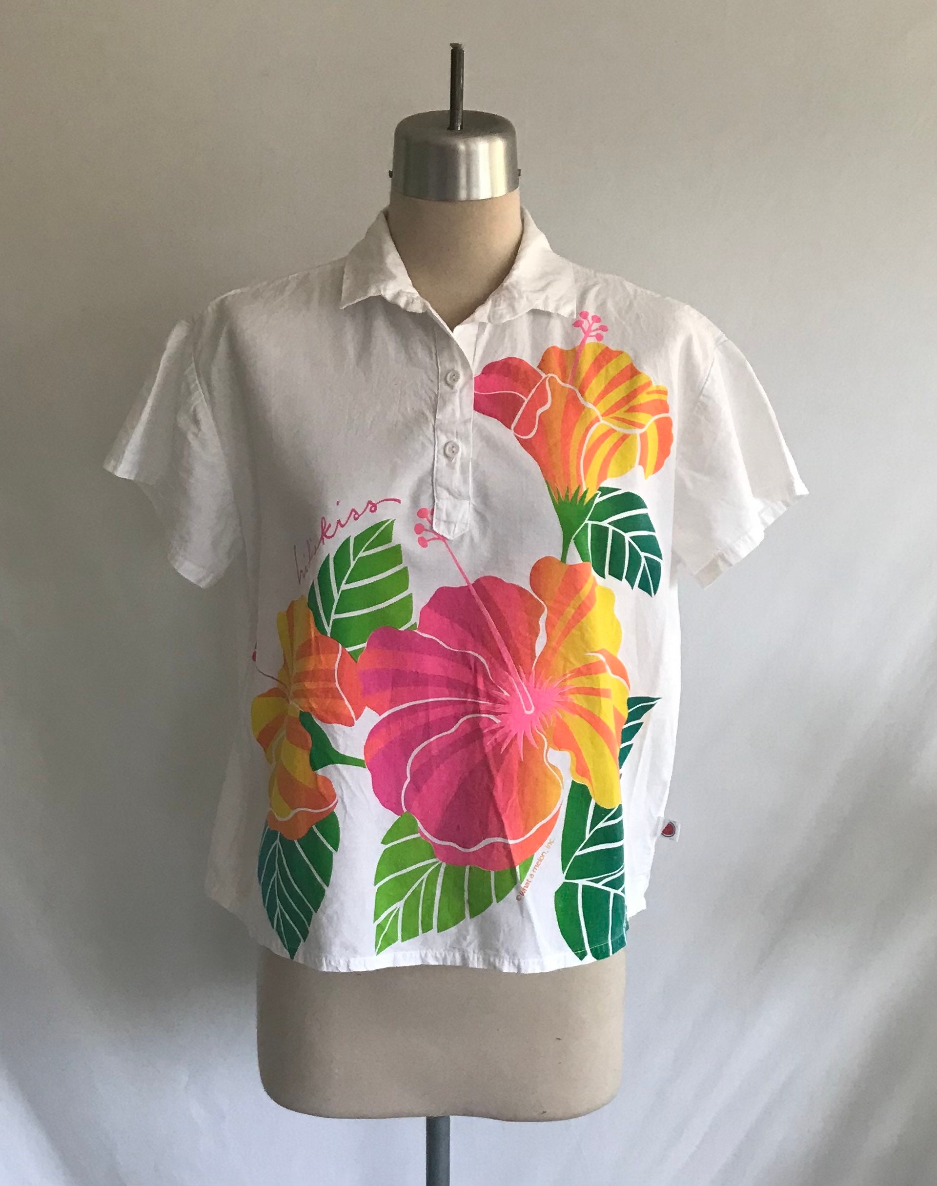 Neon Hawaiian Shirt - Etsy