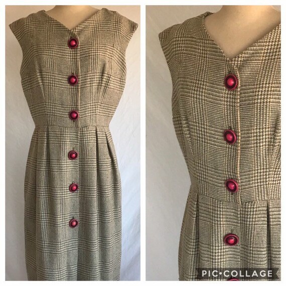 button down jumper dress