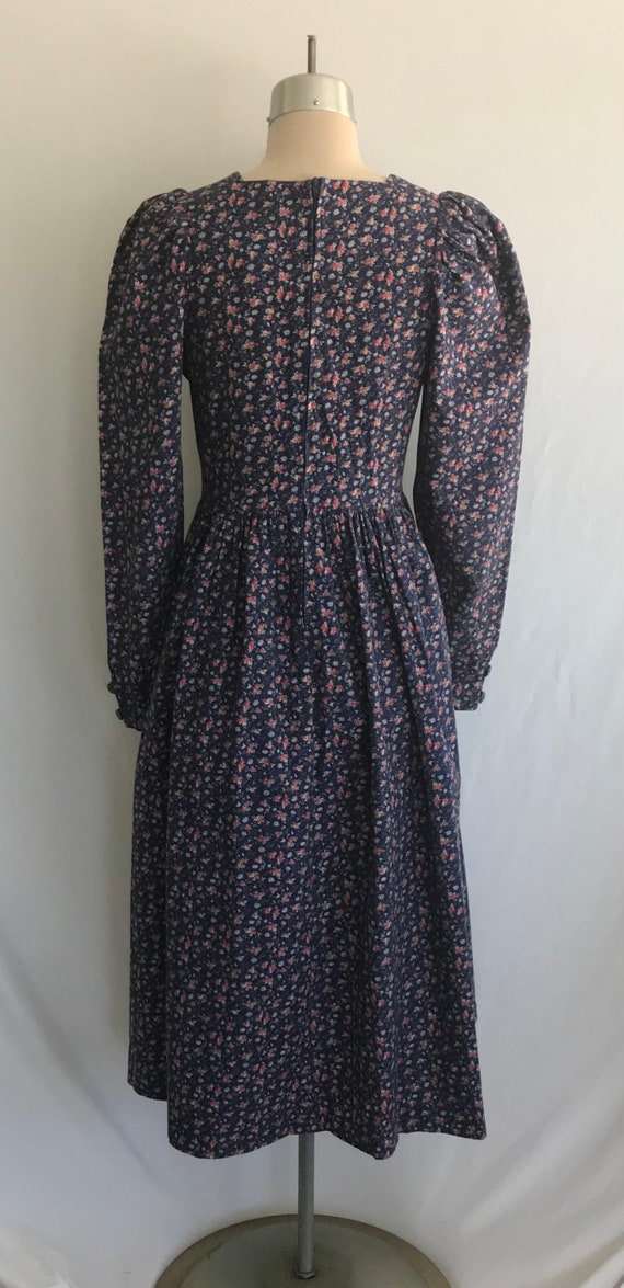 1980s LAURA ASHLEY Cotton Calico Dress with Pocke… - image 8