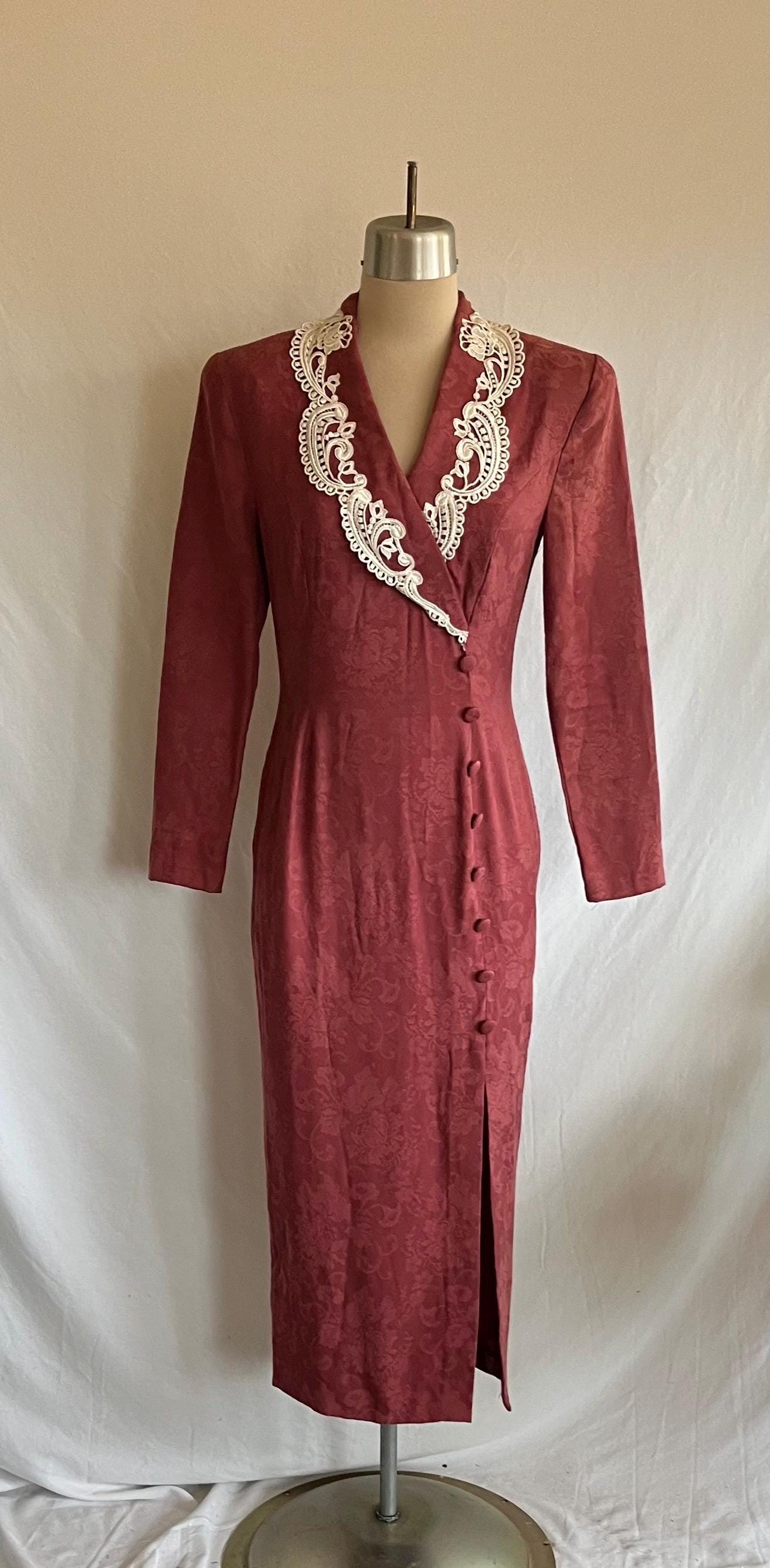 90s Dress With Shawl - Etsy