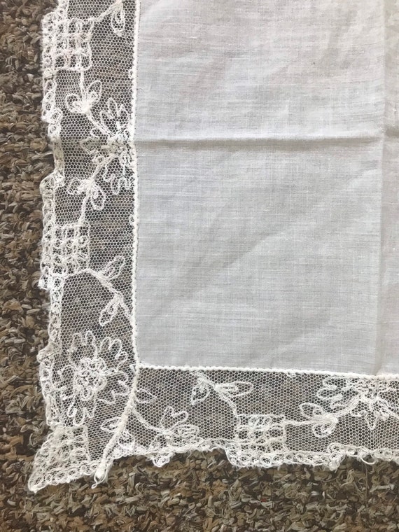 Set of 3 Edwardian Lace Handkerchiefs - Steampunk… - image 8