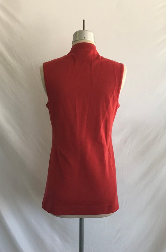 1960s Boho Patchwork Suede Leather Vest: Crochet … - image 8