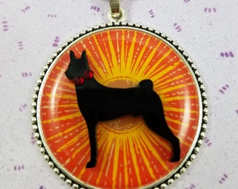 Sunshine Basenji Necklace