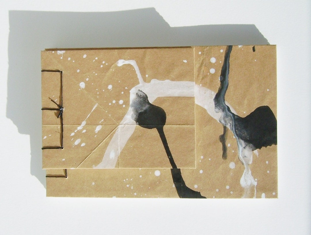 Artist's Sketchbook Gift Set, Black and White, Stab Bound With up