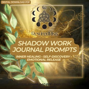 Shadow Work Journal Prompts PDF | Inner Healing, Self-Discovery & Trauma Release Workbook