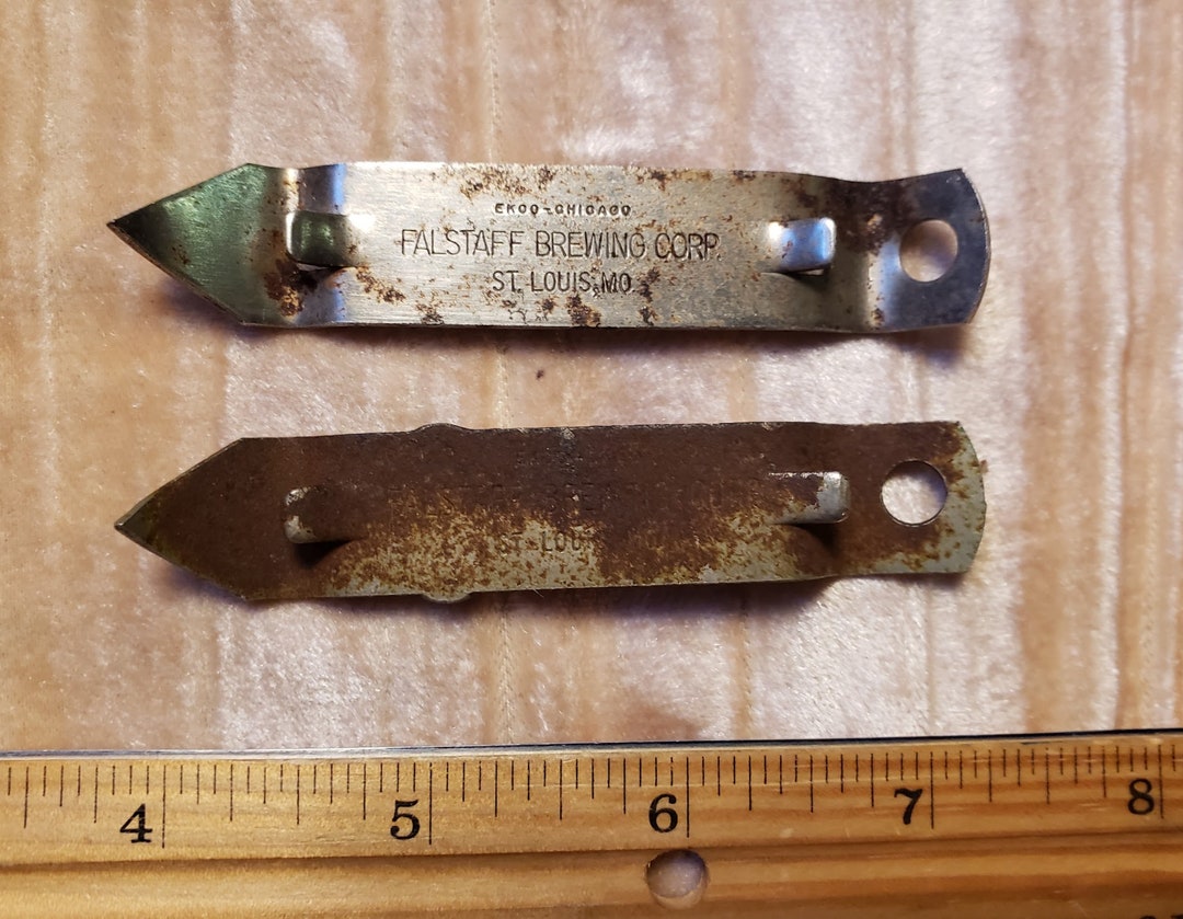 Vintage Fallstaff Church Key Bottle Openers Set 2 Etsy