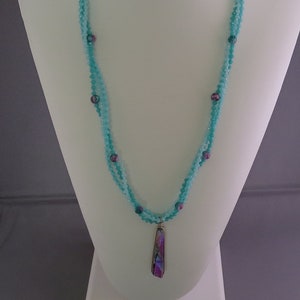 Dichroic Pendant Necklace