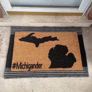 Michigan Wolverine Rug - Etsy