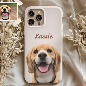 CUSTOM PET PHOTO Phone Case | Fit for iPhone 16 Pro Max, 15 Plus, 14, 13, 12, 11, More Models | Protective Personalised Themed Case, Pet