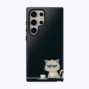GRUMPY CAT Phone Case | Fit For Samsung Galaxy S25 Ultra, S24 Plus, S23, S22, More Models | Protective Animal Themed Case, Cute, Funny