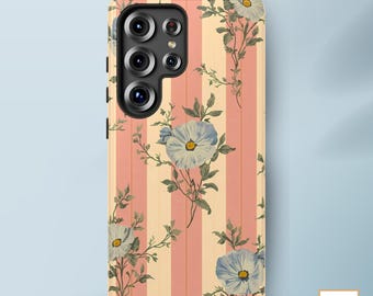 Pink Floral Phone Case| Floral Themed | Gift for Samsung Galaxy S26, S25 Ultra, S24 Plus, S24 Ultra, S23 Plus, S22, S20 & More