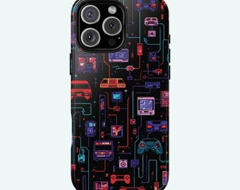 8-Bit Retro Gaming Phone Case: Protective, Impact Resistant For Apple iPhone