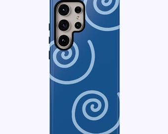 Organic Twirl Lines Phone Case: Protective Cover | Fit for Samsung Galaxy S26, S25 Ultra, S24 Plus, S24 Ultra, S23 Plus, S22, S20 & More