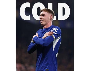 Cole Palmer Cold celebration-Poster