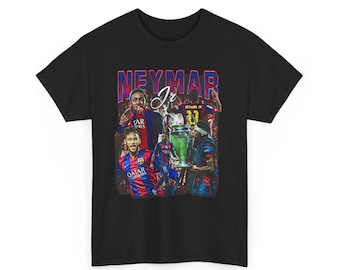 Retro T-shirt of Neymar.Jr Graphic Classic Tee