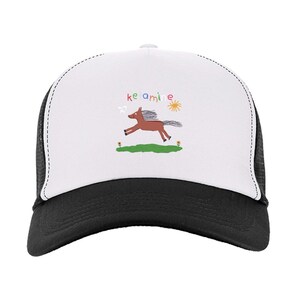 Ketamine Horse Trucker Hat | Funny Party Hat, Mesh Back Summer Hat, Edgy Party Cap, Adjustable Snapback Festival Hat