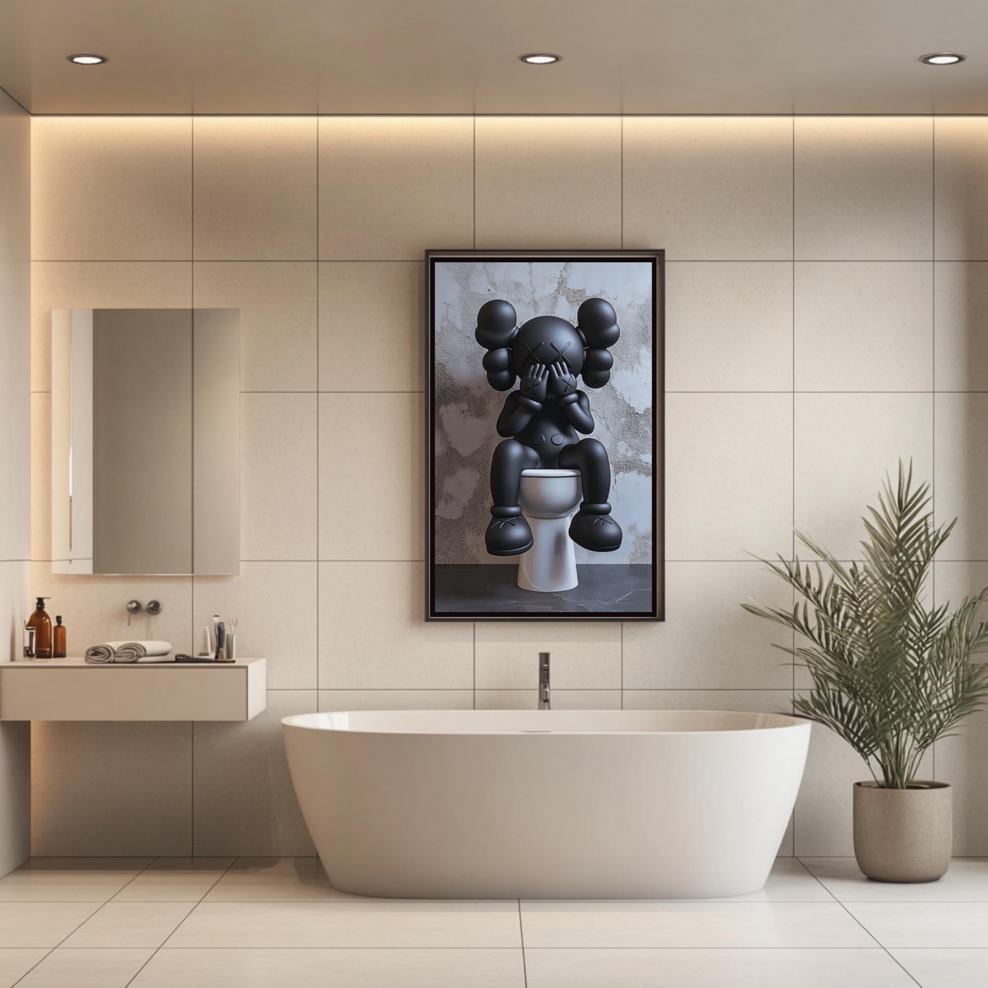 Kaws, Kaws Poster, Poster, Kaws Figure, Kaws Wall Art, Hypebeast Decor ...