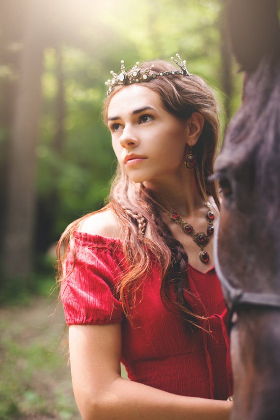 Medieval Tiara, Renaissance Wedding, Medieval Wedding, Ren  display picture 3