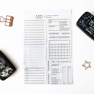 Noted - Clear stamps for crafting | 6x8 (A5)