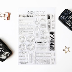 Receptenboek: clear stamps van fotopolymeer | 6 x 8 (A5)