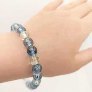 Glass cloud bracelet