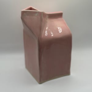 Caixa de leite de cerâmica (curta)