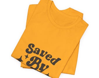 „Saved by Grace“ – Christliches T-Shirt, Unisex-Shirt mit Glaubensbotschaft