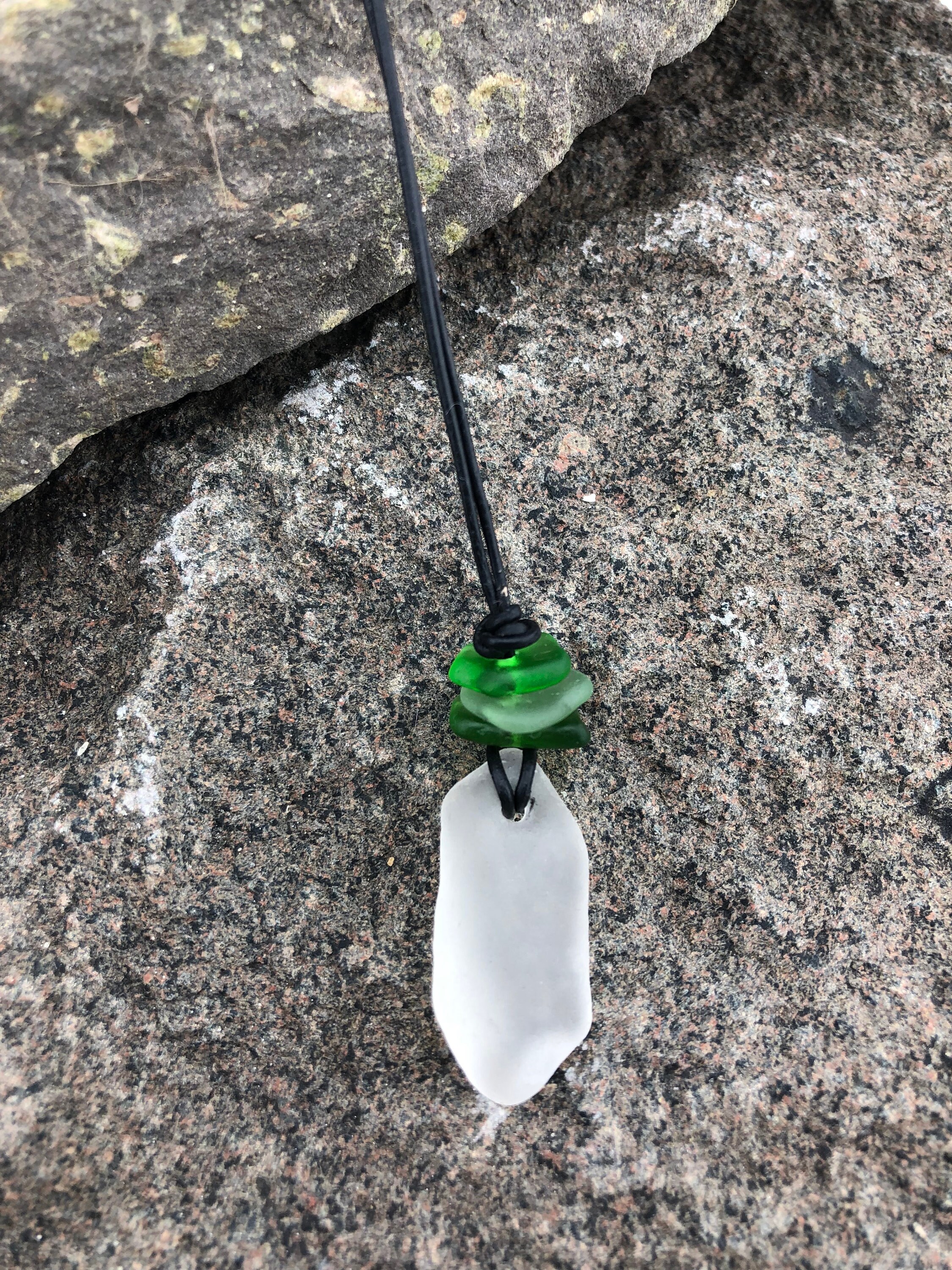 Beach Glass Jewelry, Beach Glass Necklace, Beach Glass Pendant