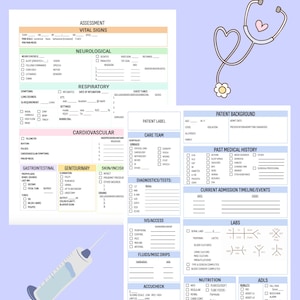 Pflegerapportbogen - Allgemeinbefund