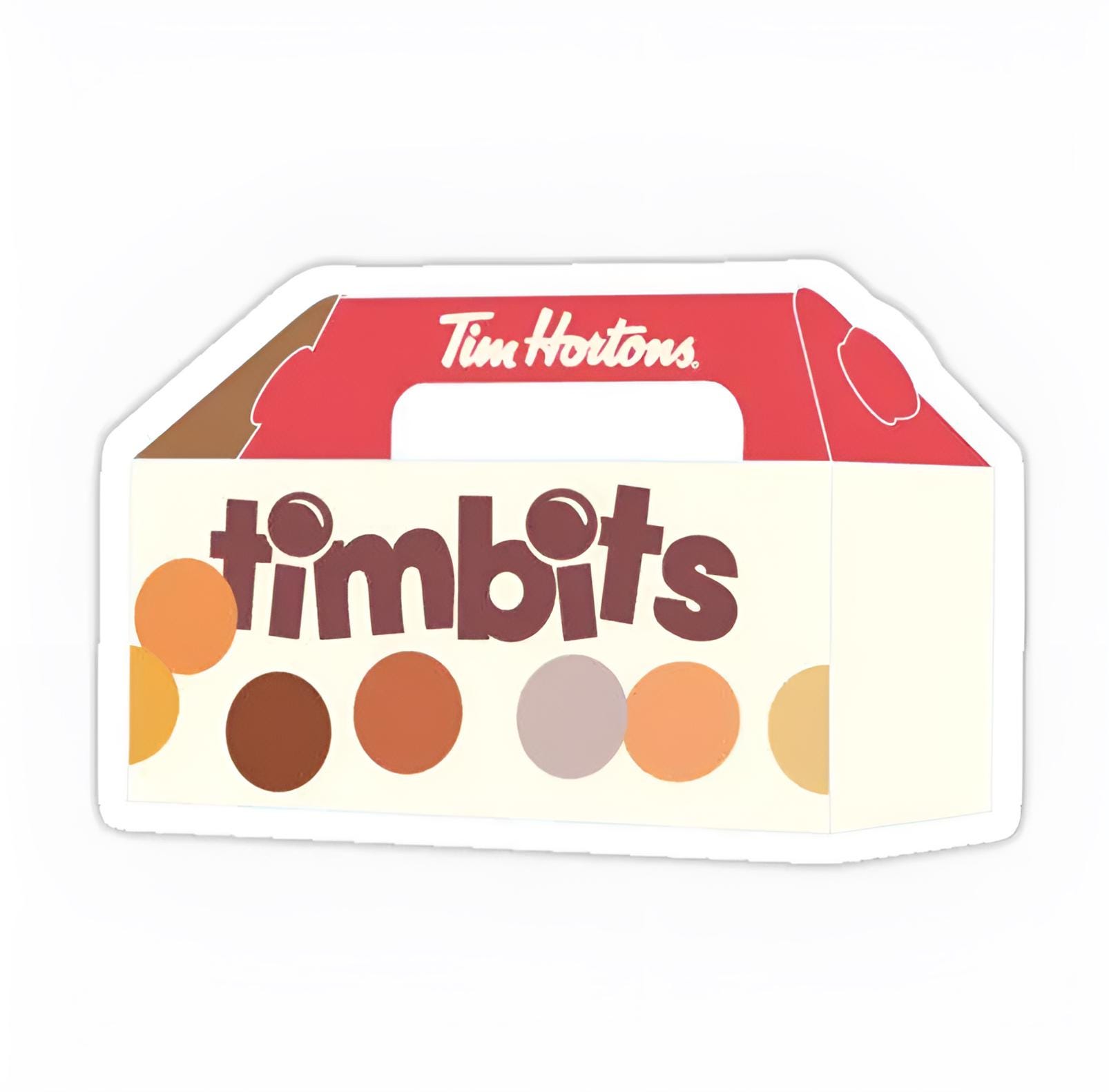 Tim Hortons Stickers: Canadian Coffee & Timbits - Waterproof Set - Etsy