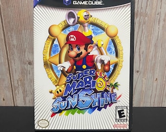 Super Mario Sunshine for Nintendo GameCube Replacement Case