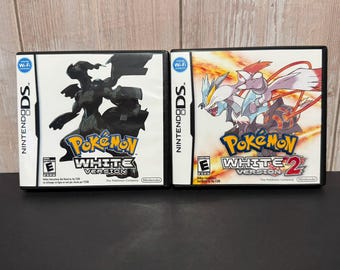 Pokémon White and White 2 for Nintendo DS Replacement Cases - Game NOT INCLUDED